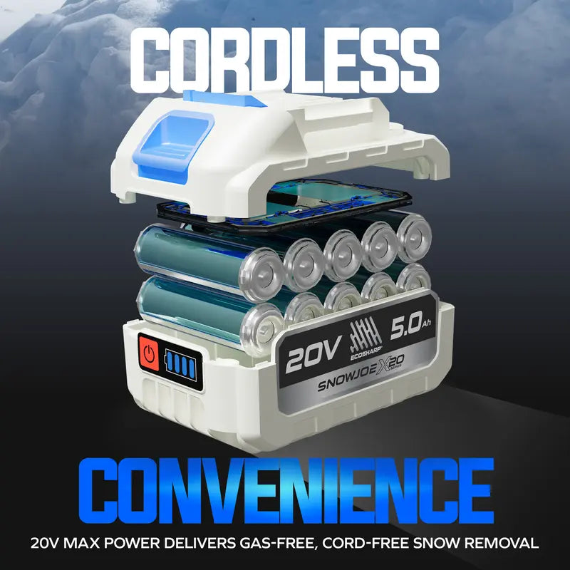 Snow Joe X20 cordless snow shovel kit — product image 5