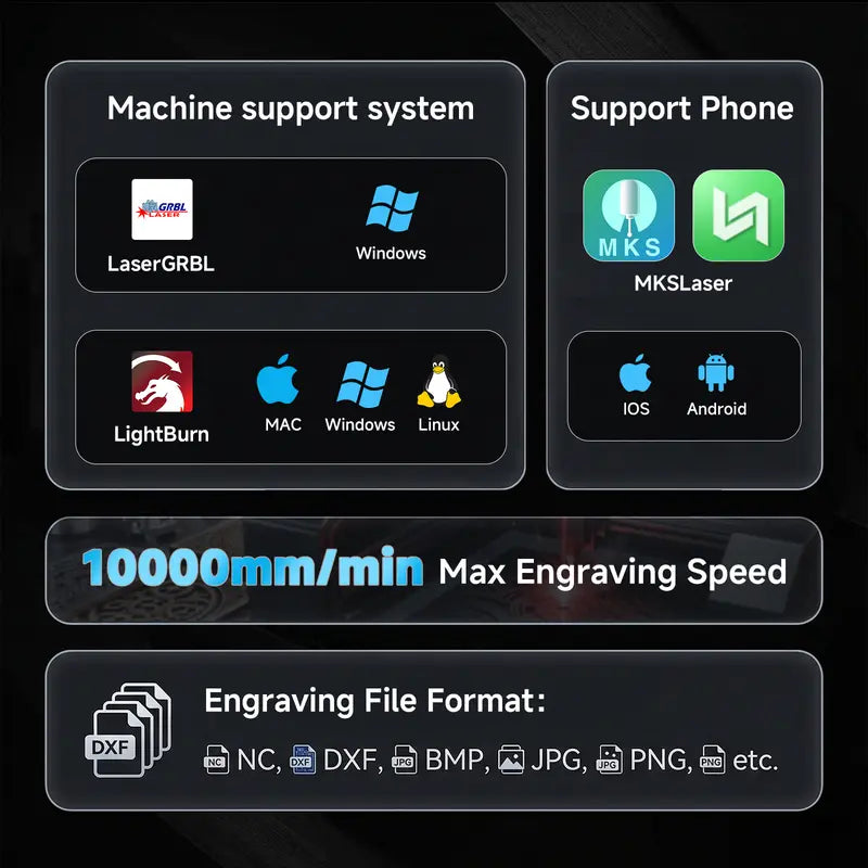 ARTILUME T1 software compatibility and supported engraving file formats