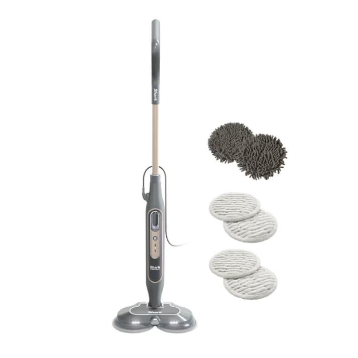 Shark Steam & Scrub steam mop Black with cleaning pads
