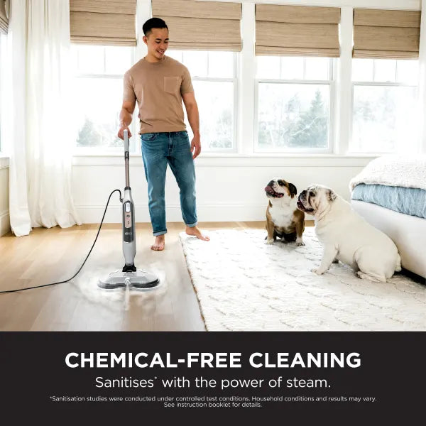 Shark Steam & Scrub water-only sealed hard floor cleaning