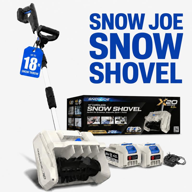 Snow Joe X20 2 × 4.0-Ah Batteries + Charger